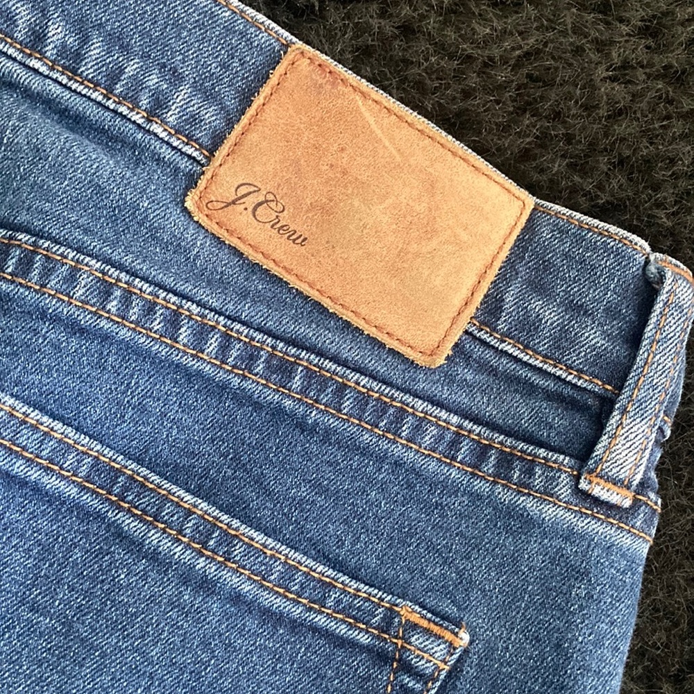 J. Crew Distressed Blue Denim